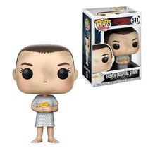 Boneco Colecionável Funko Pop Stranger Things #511 Eleven Roupa de Hospital Original