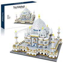 Arquitetura Taj Mahal Micro Blocos 3950 Peças Modelo de Kit de Construção, Conjunto de Construção Criativa para Adultos, para Qualquer Hobbyists,