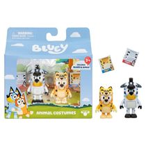 Bluey Kit 2 Bonecos Fantasia de animal - Candide