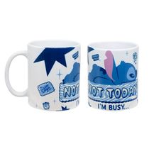 Caneca Pop 350ml New Gift - Disney Stitch Not Today - Zona Criativa
