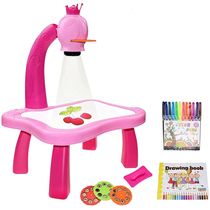 Play e Learn Mesa Mágica Projetora Infantil Rosa - Multikids BR1601