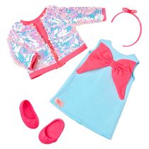 Conjunto de Roupa Our Generation Jaqueta com Paetês