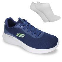 Kit Tênis Skechers Skech-Lite Pro Ledger Masculino + Par de Meia