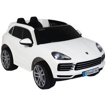 Carro Elétrico Infantil Porsche Cayenne S 12V Branco Bel