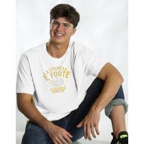 Camiseta Algodão Branca Manga Curta Natan Por Aí Ícones