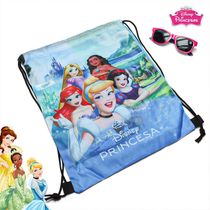 Kit Sacochila E Óculos De Sol Princesas Estilo E Diversão Toyng