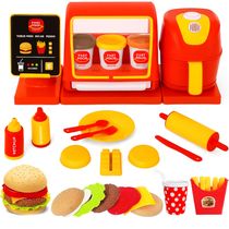 Super Lanchonete Fast Food MC Massinha Air Fryer Hambúrguer