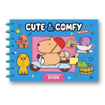 Cute & Comfy Super Special - Livro de Colorir Adulto - Encadernação com Disco