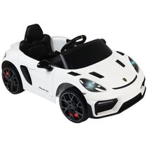 Carro Elétrico Infantil Porsche Spyder 718 RS 12V Branco Bel