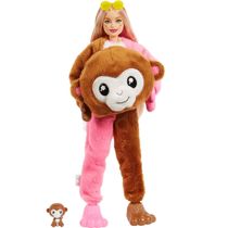 Boneca Barbie Cutie Reveal - Macaco - Mattel
