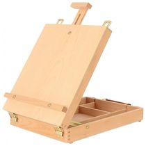 Kit de Pintura Conjunto Artístico com 45 Peças, Inclui 18 Tintas, KUYAL, Preto