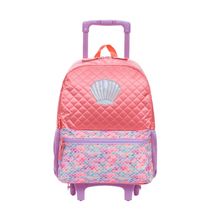 Mochila de Rodinhas Sestini Sem Alça Plus Sereia 3 Colorido