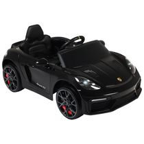 Carro Elétrico Infantil Porsche Spyder 718 RS 12V Preto Bel