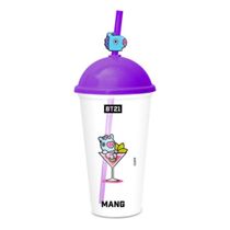 Copo Canudo Bt21 Bts Bangtan Army Kpop Oficial Muda Cor - Mang