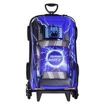Mochila de Rodinhas 3D Maxtoy Turbomax Energy Azul