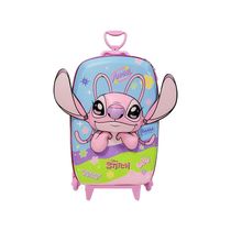 Mochila de Rodinhas 3D Maxtoy Angel Cutie Rosa