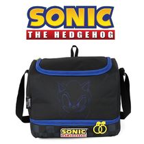 Lancheira Termica Transversal Sonic Face Black Luxcel