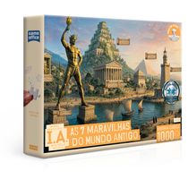 Quebra-Cabeça - IA - As 7 Maravilhas Do Mundo Antigo - 1000 Peças - Toyster