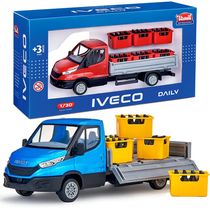 Iveco Daily Drop Side Brinquedo Infantil + Caixas de Cerveja