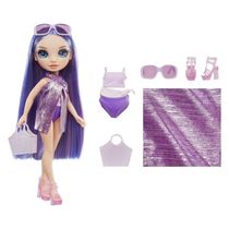 Boneca Articulada - Rainbow High - Swim Style - Fashion Doll Violet - Lilas - Mga