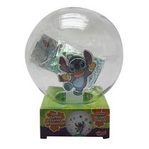 Brinquedo Globo De Neve Stitch Monte E Decore Com Glitter E Adesivos Toyng