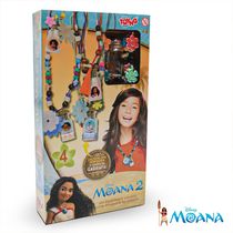 Kit Colar Moana Com Adesivos E Pingentes Mensagem Na Garrafa