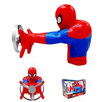 Boneco Homem Aranha Marvel Lança Discos Com 3 Lançadores