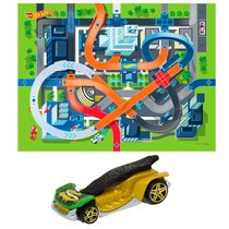 Hot Wheels - tapete com carrinho modelo grande Toyng