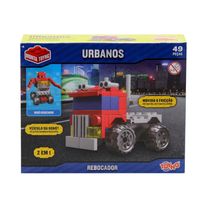 Brinquedo Urbanos Veículo Rebocador Ou Robô Movido À Fricção Toyng