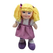 Brinquedo Boneca De Pano Honey Dolls Macia E Colorida Toyng