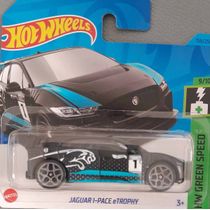 *Embalagem danificada* Hot Wheels Green Speed - Jaguar I-PACE eTROPHY