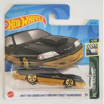 *Embalagem danificada* Hot Wheels Retro Racers - Matt and Debbie Hay's 1988 Pro Street Thunderbird
