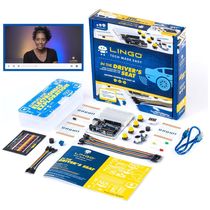 Kit de codificação STEM Crie seu próprio sensor de backup para carro Aprenda a programar com guias passo a passo LINGO