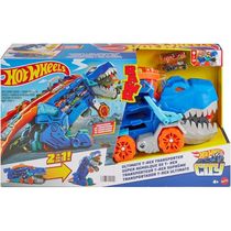 PISTA DE BRINQUEDO HOT WHEELS - SUPER REBOQUE DE T REX - MATTEL