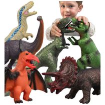 Conjunto de Dinossauros Gigantes de 6 Peças para Crianças e Bebês, Brinquedos Grandes e Macios para Amantes de Dinossauros, Gzsbaby