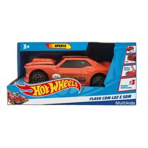 Hot Wheels Carro Flash Laranja com Luz e Som Multikids - BR1824OUT [Remanufaturado] BR1824OUT