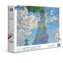Quebra-Cabeça - Monet: Mulher Com Sombrinha - 1000 Peças - Toyster
