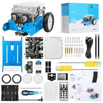 Kit de Projetos STEM Robótica e Codificação para Crianças de 8 a 12 Anos, Makeblock, Azul
