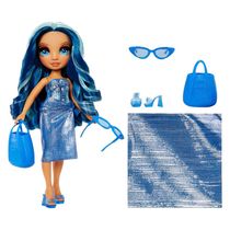 Boneca Articulada - Rainbow High - Swim Style - Fashion Doll - Skyler - Azul - MCassab