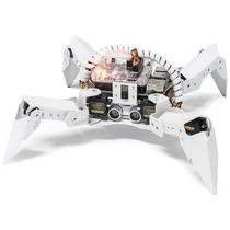 Kit de Construção Robô Inteligente com Módulo Câmera Controle por PC Celular e Tablet, SUNFOUNDER, Branco