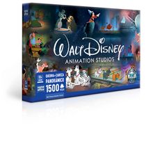 Quebra-cabeça - 1500 peças - Walt Disney - Animation Studios - Toyster