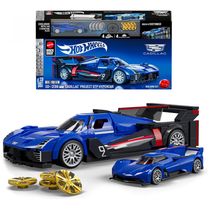 Conjunto de Construção Hot Wheels Speed Series, Cadillac Project GTP Hypercar com 236 Peças, Detalhes Realistas,Mattel