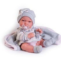 Boneca Bebe - Antonio Juan - RN - Toneta com Touca - Fun