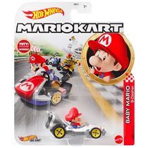Carrinho Hot Wheels Baby Mario Mariokart - Mattel