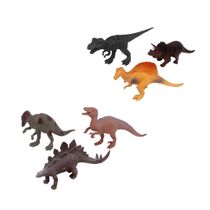 Kit de dinossauros com 6 Peças - Wellkids