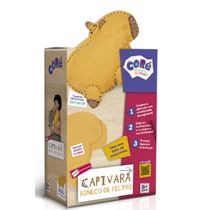 Coleção Fazendo Arte - Capivara - Boneco de Feltro