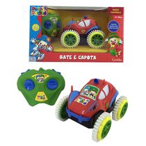 Veiculo Bate e Capota Patati Patatá - 3 fun pilhas