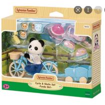 Sylvanian Families - Conjunto Bicicleta e Patins Menina Panda