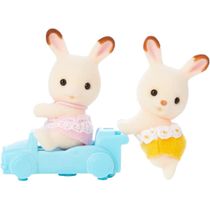 Sylvanian Families - Gêmeos Coelho Chocolate