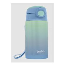 Copo Térmico Parede Dupla Com Canudo Azul Tie Dye